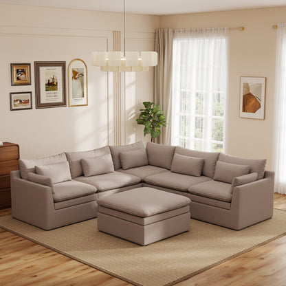 Jemma Track Arm Sofa Set