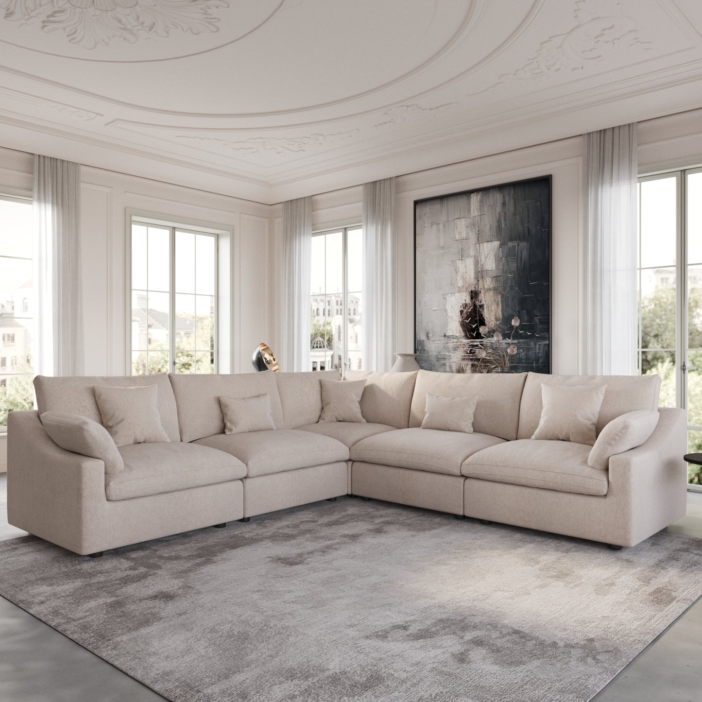 Aden Slope Arm Sofa