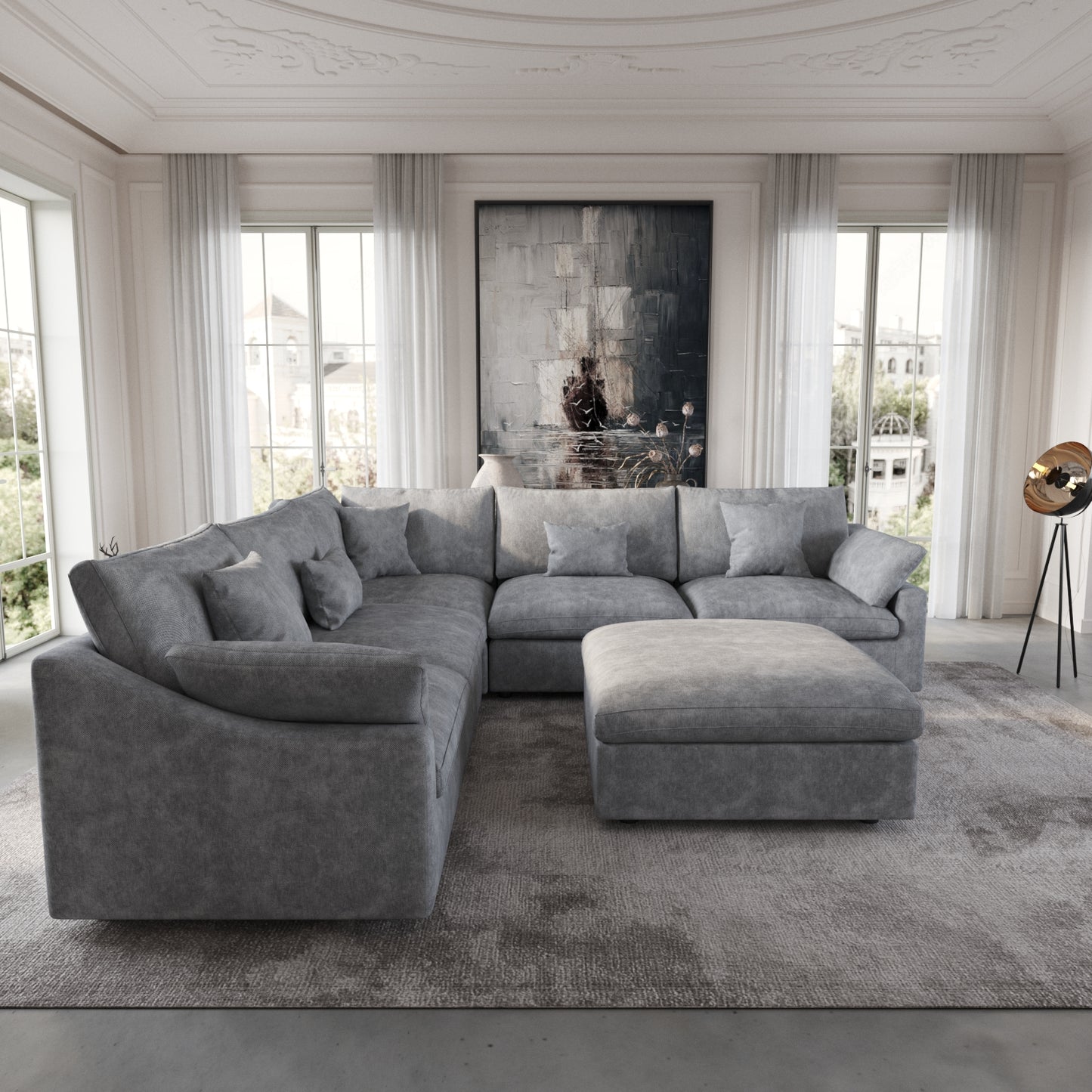 Aden Slope Arm Sofa
