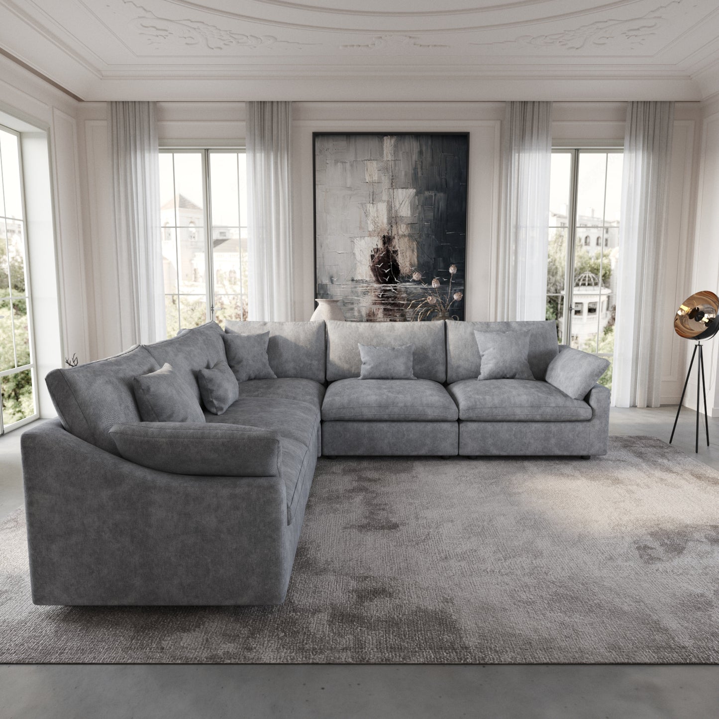 Aden Slope Arm Sofa