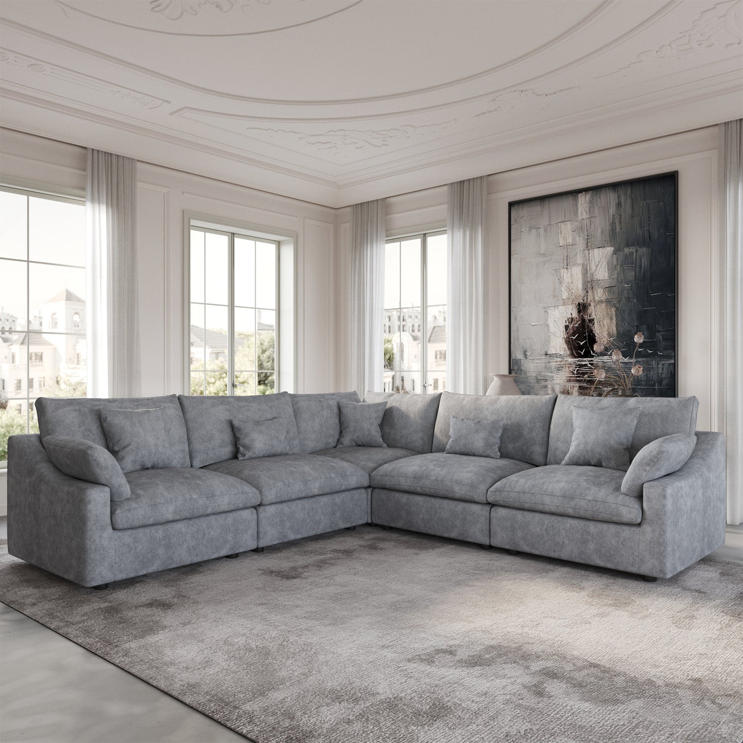 Aden Slope Arm Sofa