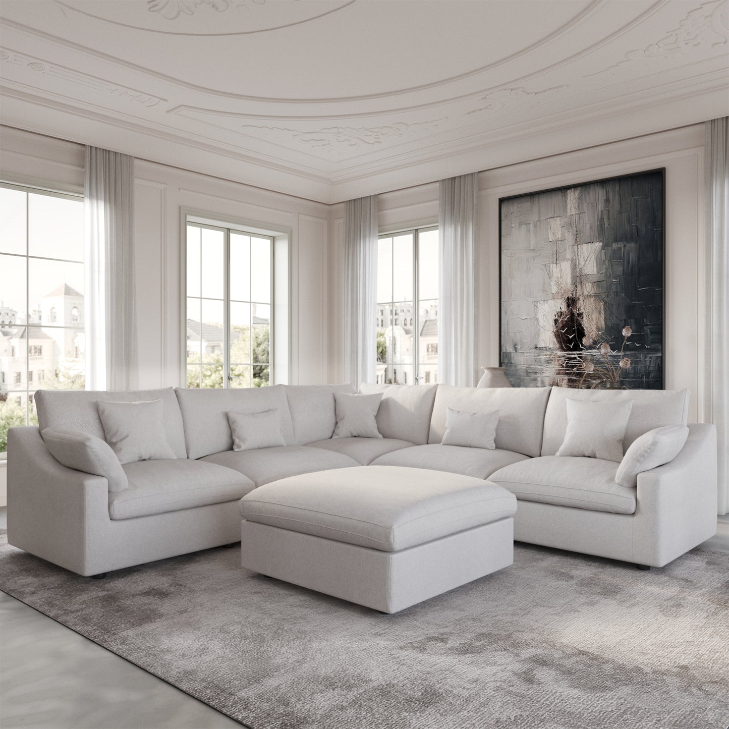 Aden Slope Arm Sofa