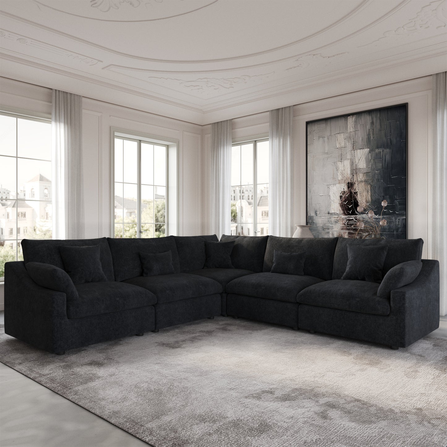 Aden Slope Arm Sofa