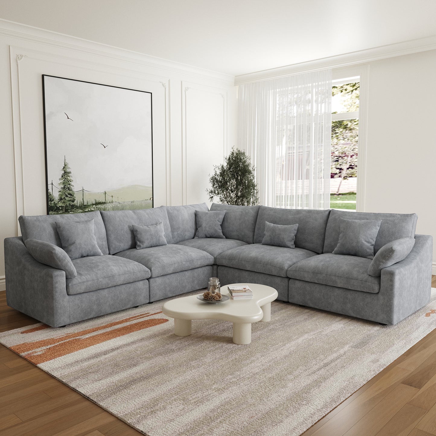 Aden Slope Arm Sofa