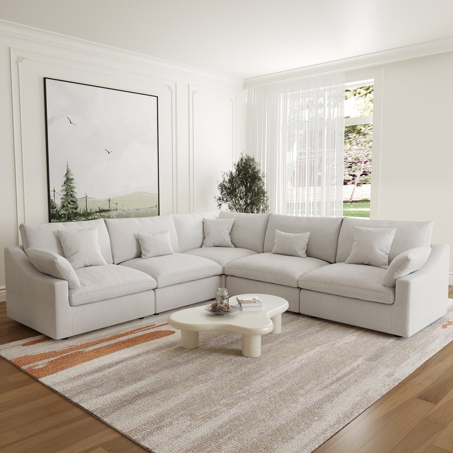 Aden Slope Arm Sofa