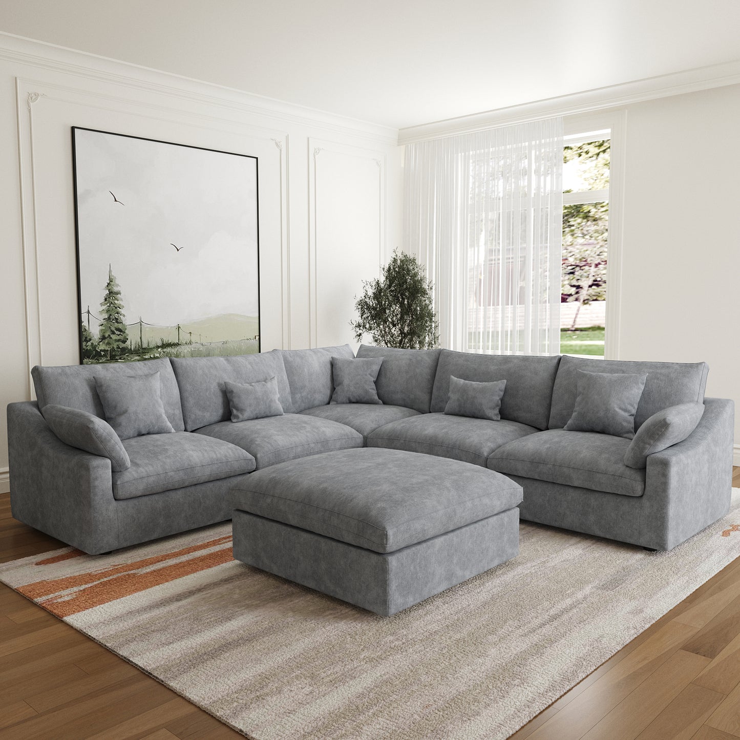 Aden Slope Arm Sofa