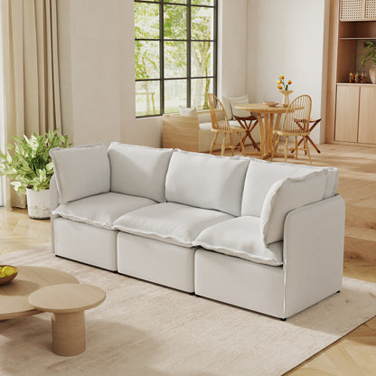 Luna Slim Arm Sofa Set
