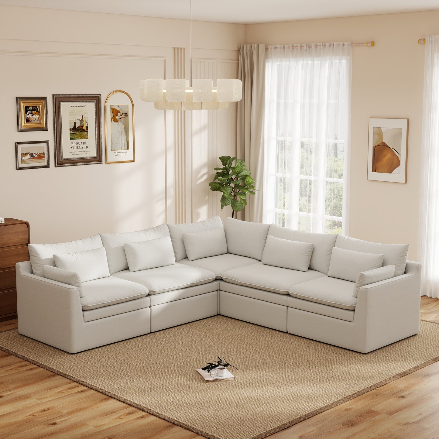 Jemma Track Arm Sofa Set
