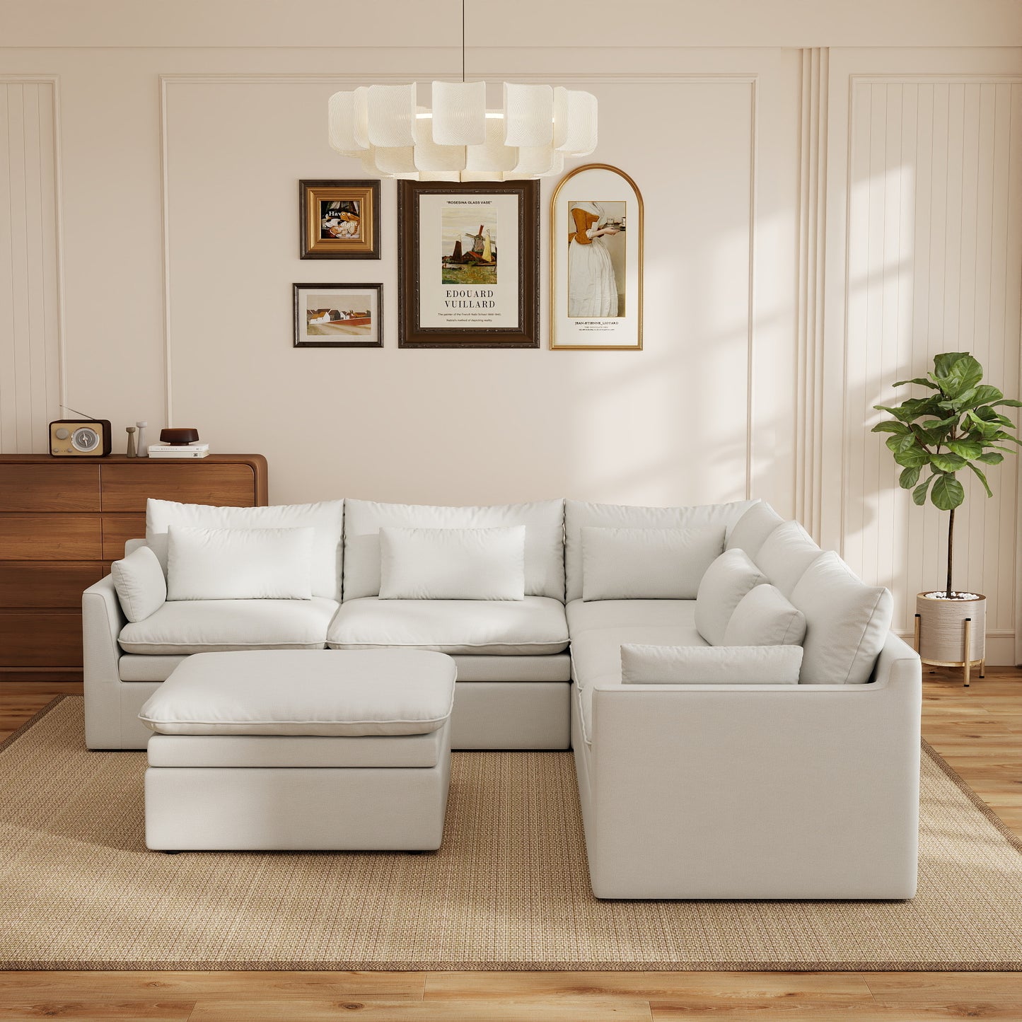 Jemma Track Arm Sofa Set