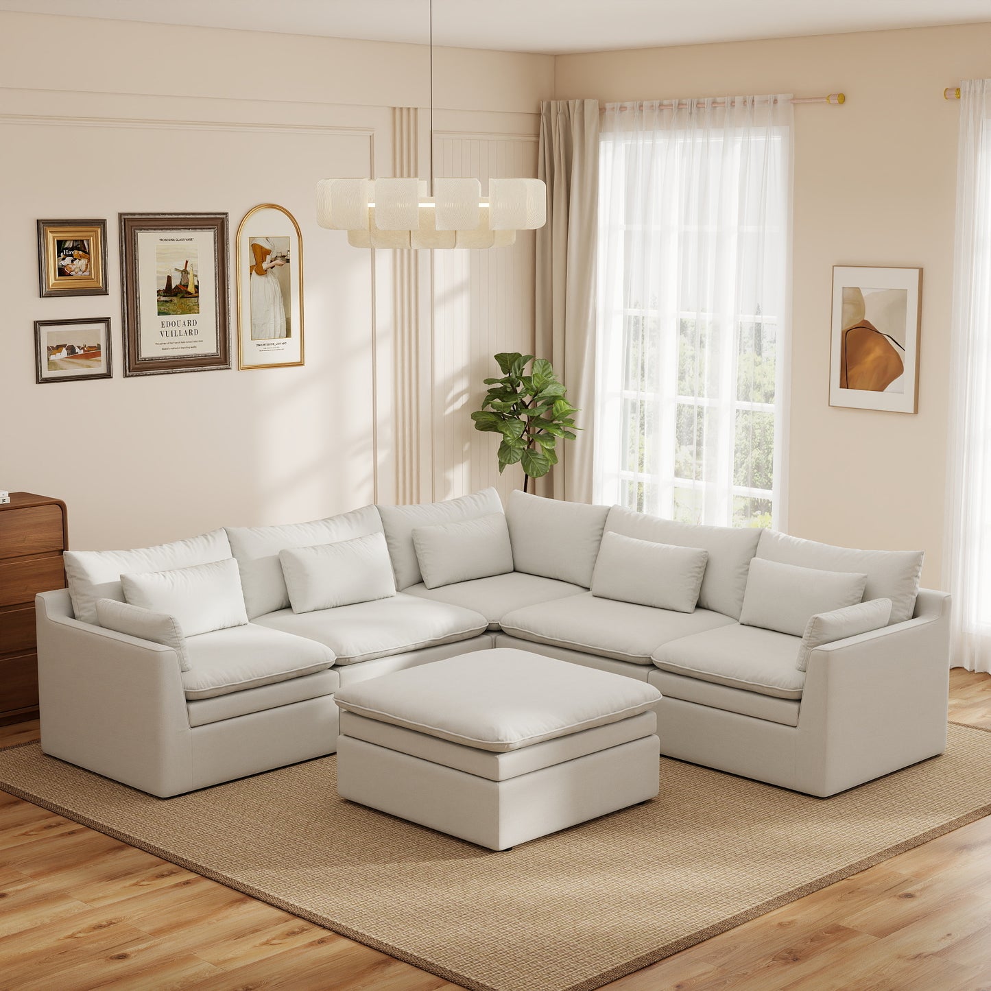 Jemma Track Arm Sofa Set